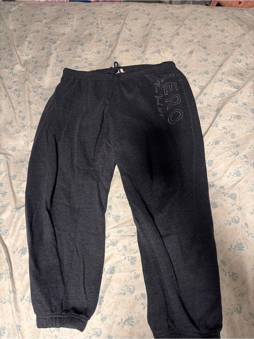 Aeropostale Charcoal Black Jogger Sweatpants